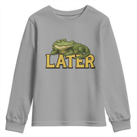 See You Later Alligator Youth Sweatshirt Funny Teacher Meme Viral Quote - Wonder Print Shop