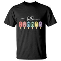 Hello Summer Vacation Ice Cream Popsicle Ice Lolly T Shirt - Wonder Print Shop