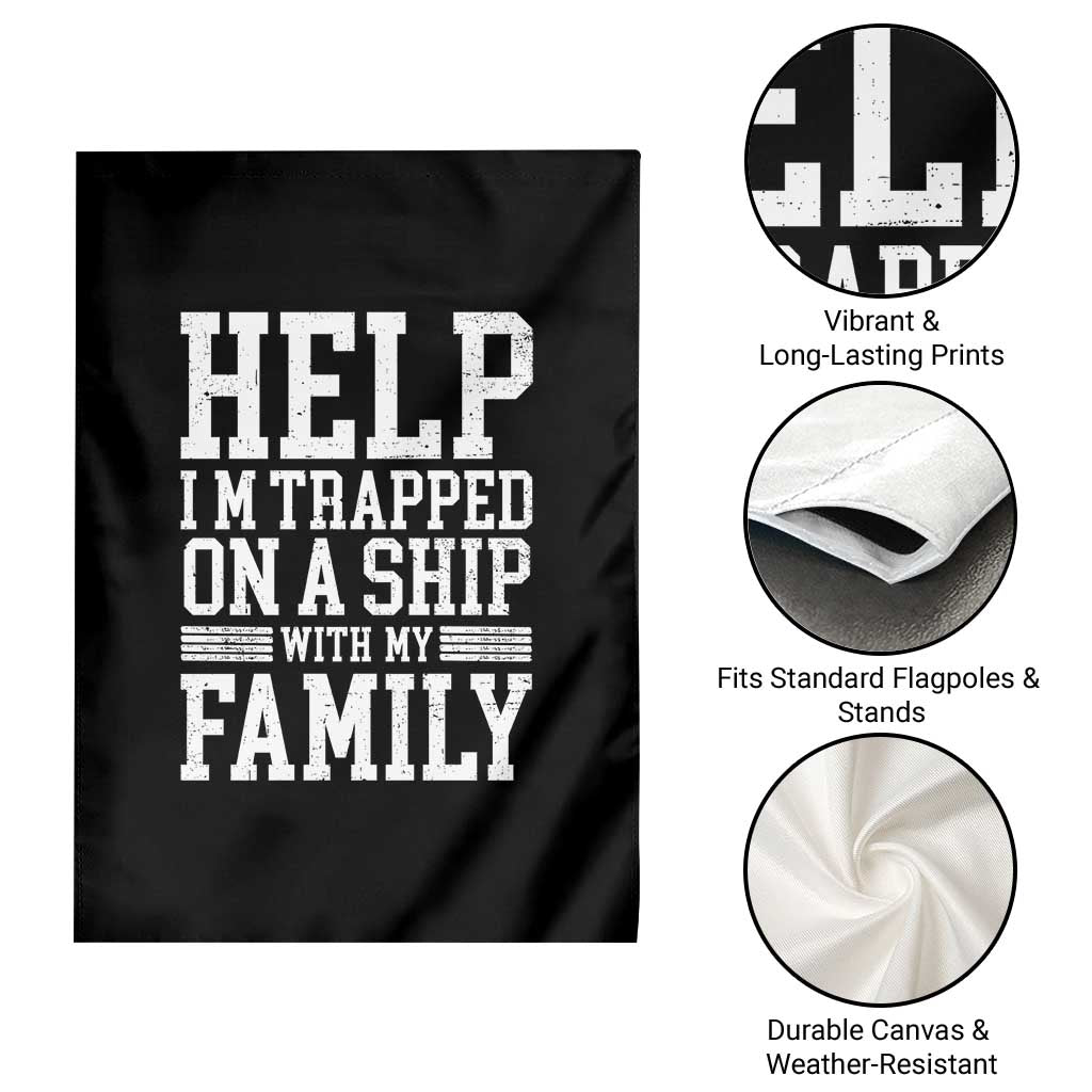 Funny Family Cruise Garden Flag Vacation Trip Matching Cruise Ship - Wonder Print Shop