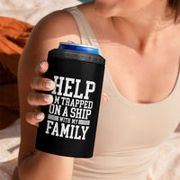 Funny Family Cruise 4 in 1 Can Cooler Tumbler Vacation Trip Matching Cruise Ship - Wonder Print Shop