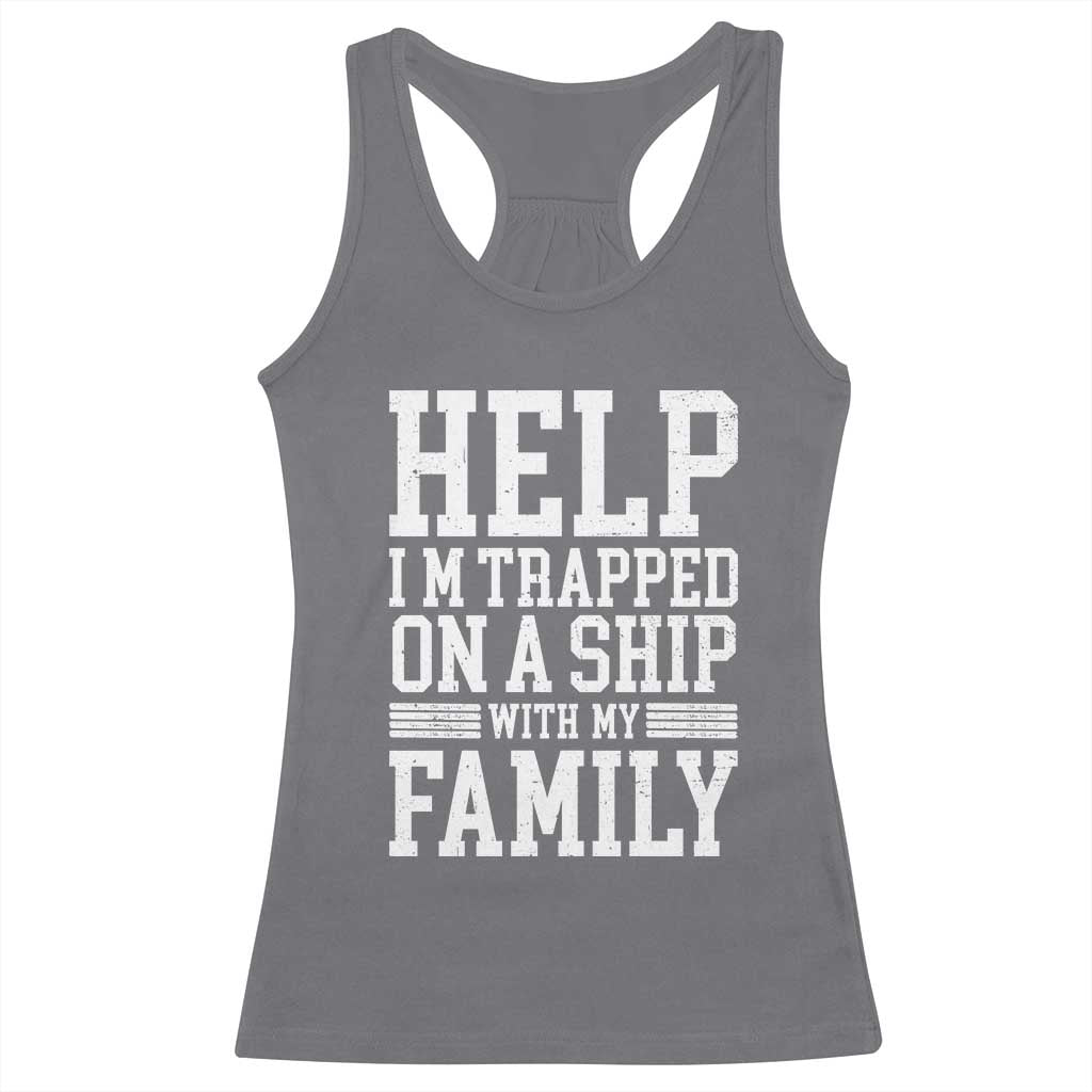 Funny Family Cruise Racerback Tank Top Vacation Trip Matching Cruise Ship - Wonder Print Shop