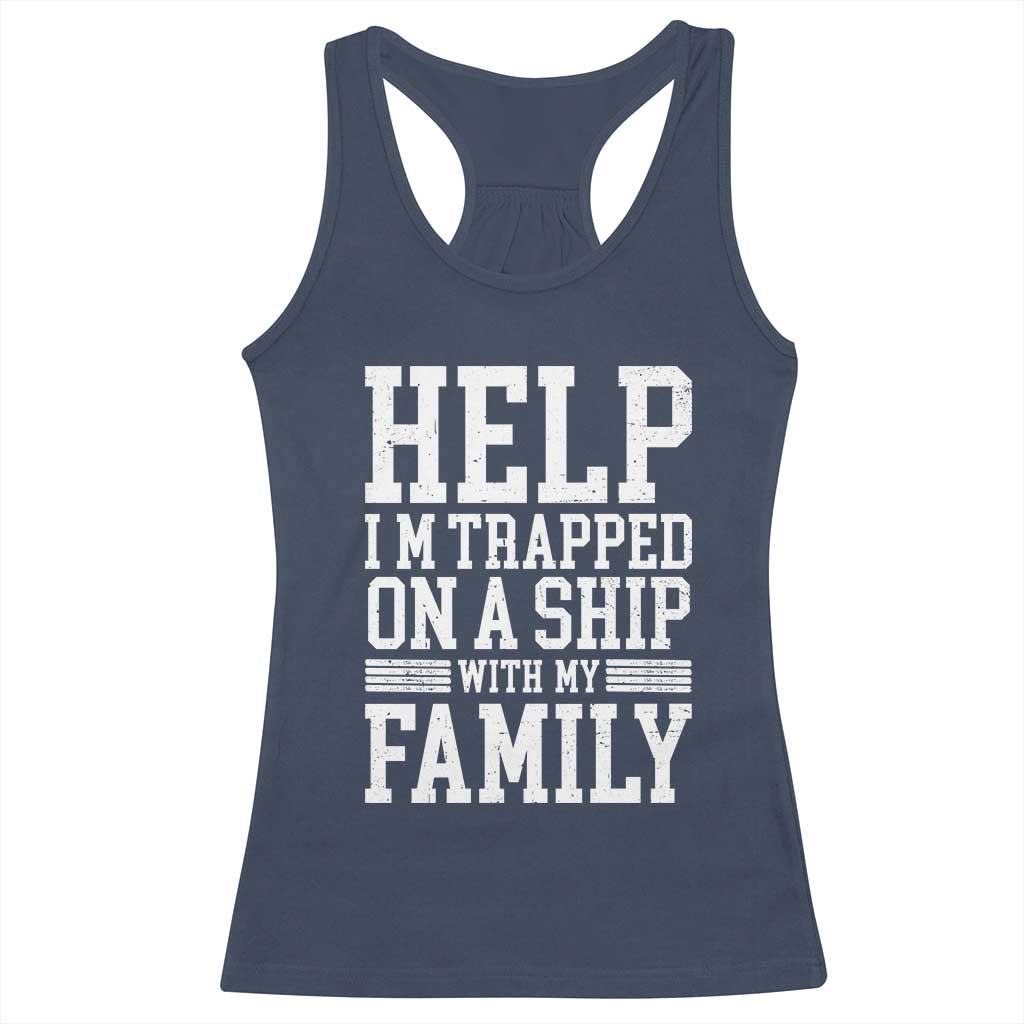 Funny Family Cruise Racerback Tank Top Vacation Trip Matching Cruise Ship - Wonder Print Shop