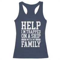 Funny Family Cruise Racerback Tank Top Vacation Trip Matching Cruise Ship - Wonder Print Shop
