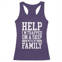 Funny Family Cruise Racerback Tank Top Vacation Trip Matching Cruise Ship - Wonder Print Shop
