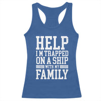 Funny Family Cruise Racerback Tank Top Vacation Trip Matching Cruise Ship - Wonder Print Shop