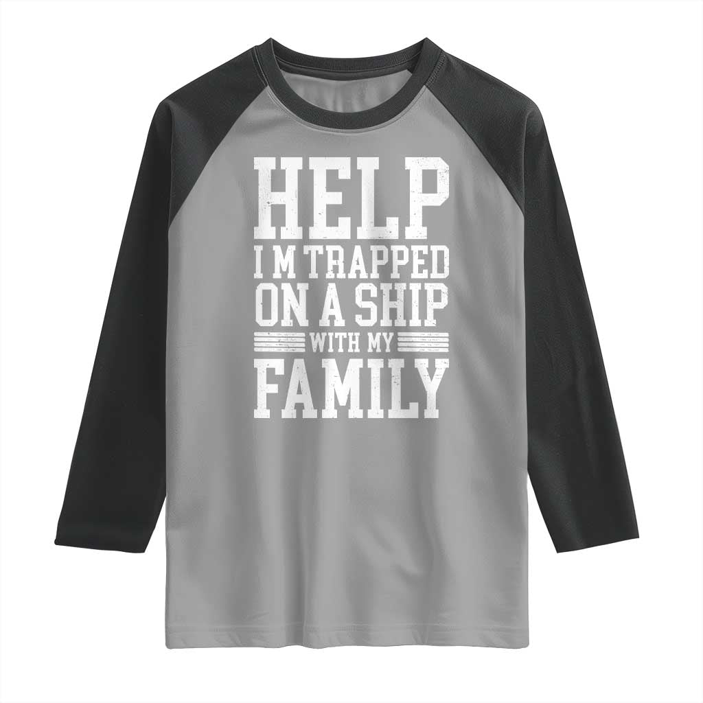 Funny Family Cruise Raglan Shirt Vacation Trip Matching Cruise Ship - Wonder Print Shop