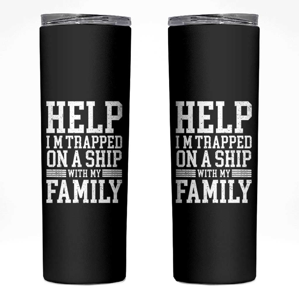 Funny Family Cruise Skinny Tumbler Vacation Trip Matching Cruise Ship - Wonder Print Shop