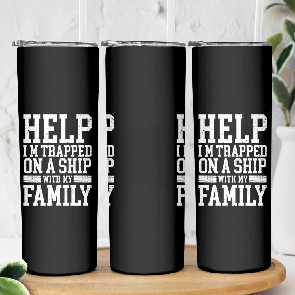 Funny Family Cruise Skinny Tumbler Vacation Trip Matching Cruise Ship - Wonder Print Shop