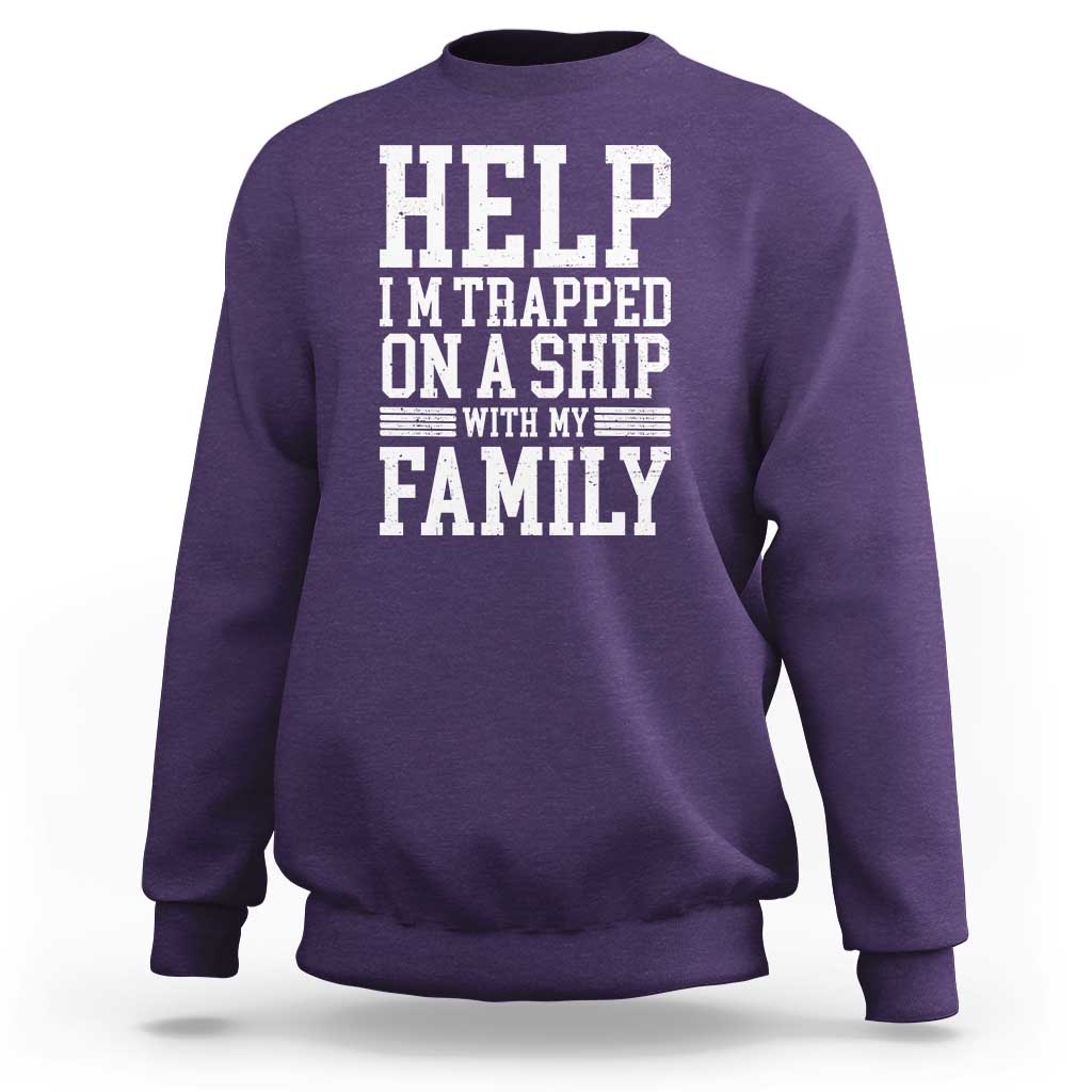 Funny Family Cruise Sweatshirt Vacation Trip Matching Cruise Ship - Wonder Print Shop