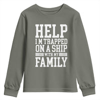 Funny Family Cruise Youth Sweatshirt Vacation Trip Matching Cruise Ship - Wonder Print Shop
