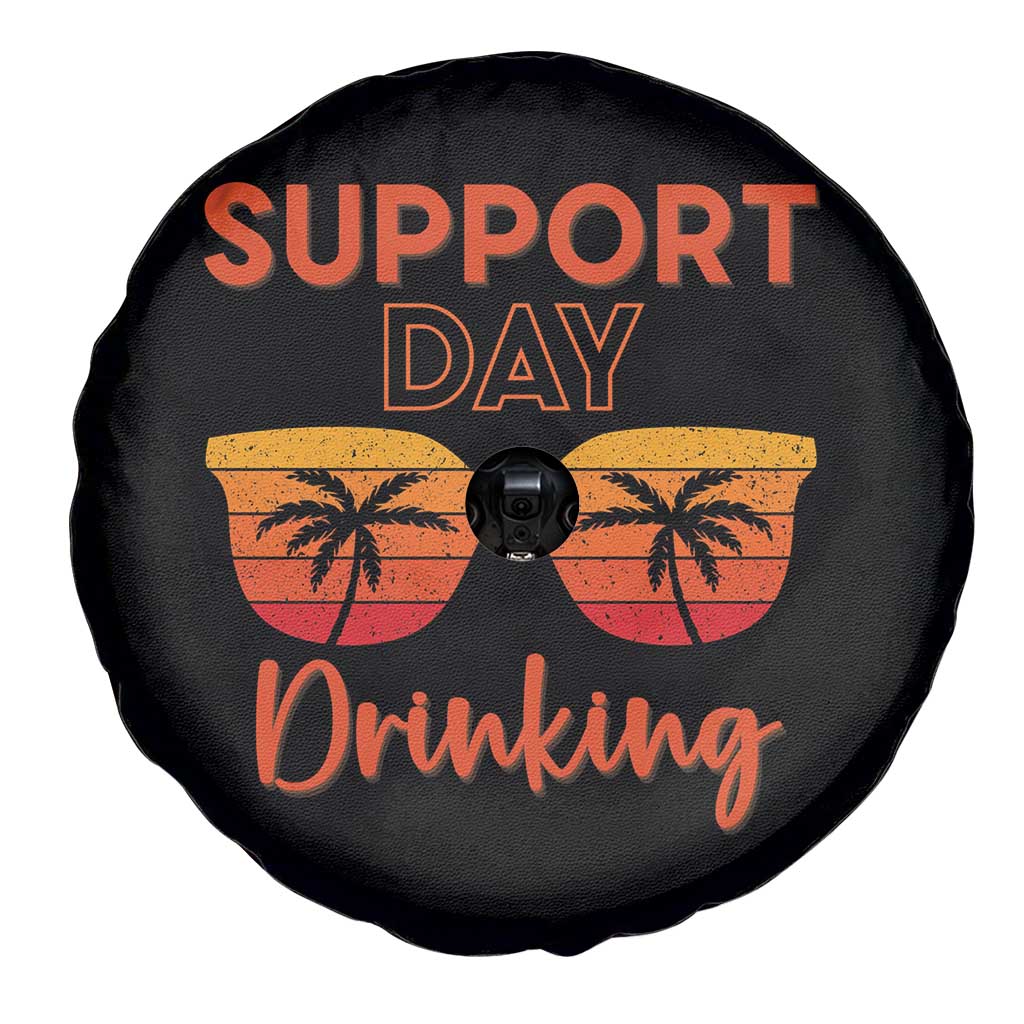 Funny Drinking Spare Tire Cover Support Day Drinking Summer Beach Vacation - Wonder Print Shop