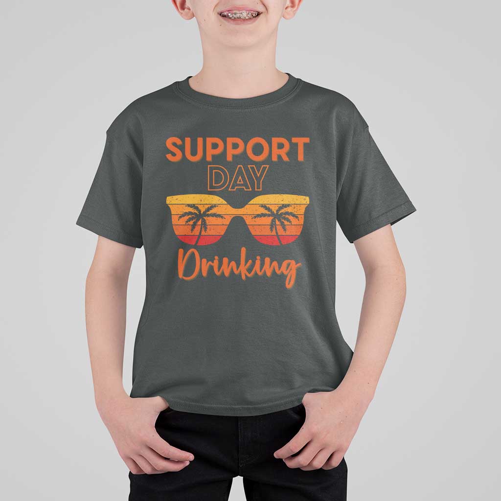 Funny Drinking T Shirt For Kid Support Day Drinking Summer Beach Vacation - Wonder Print Shop