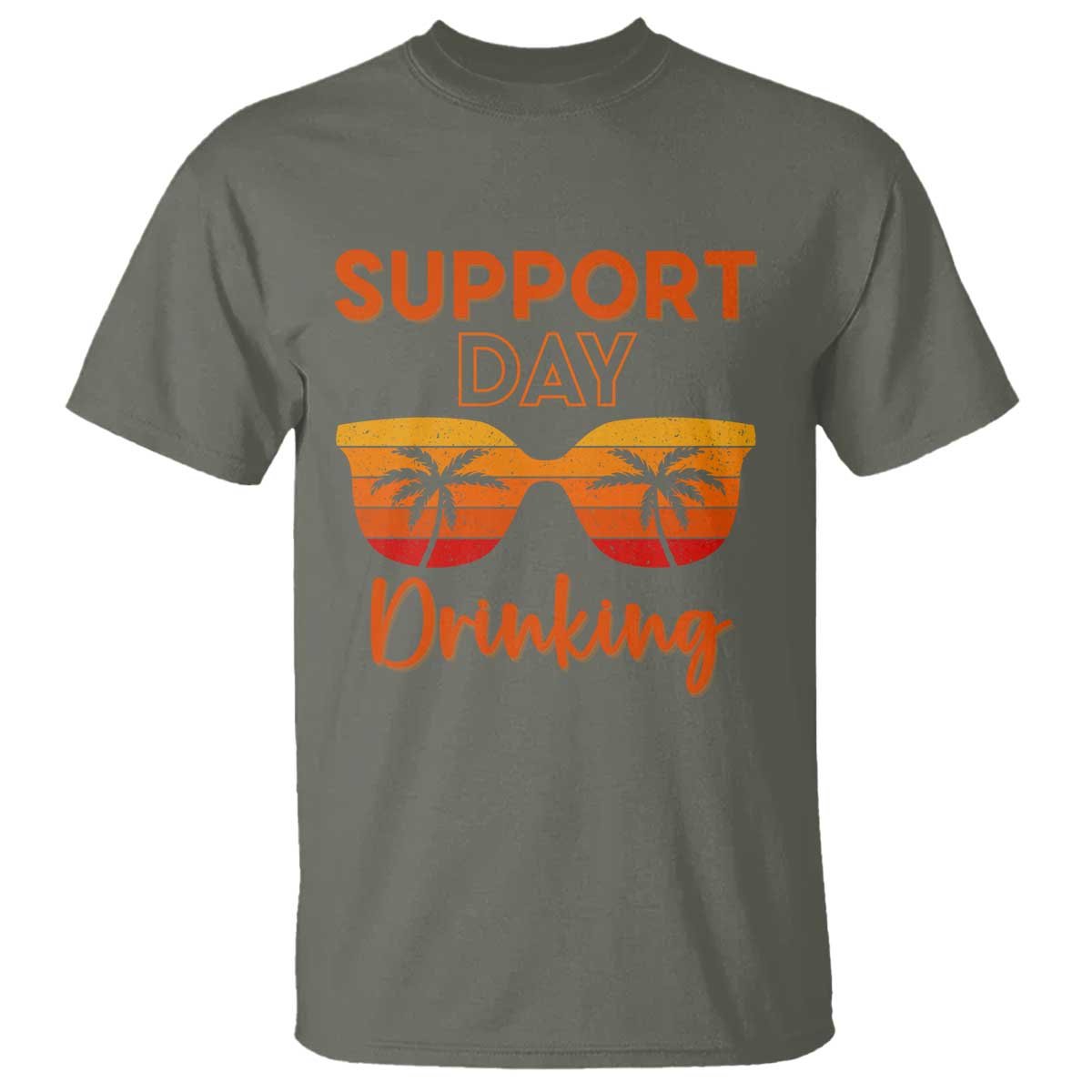 Funny Drinking T Shirt Support Day Drinking Summer Beach Vacation - Wonder Print Shop