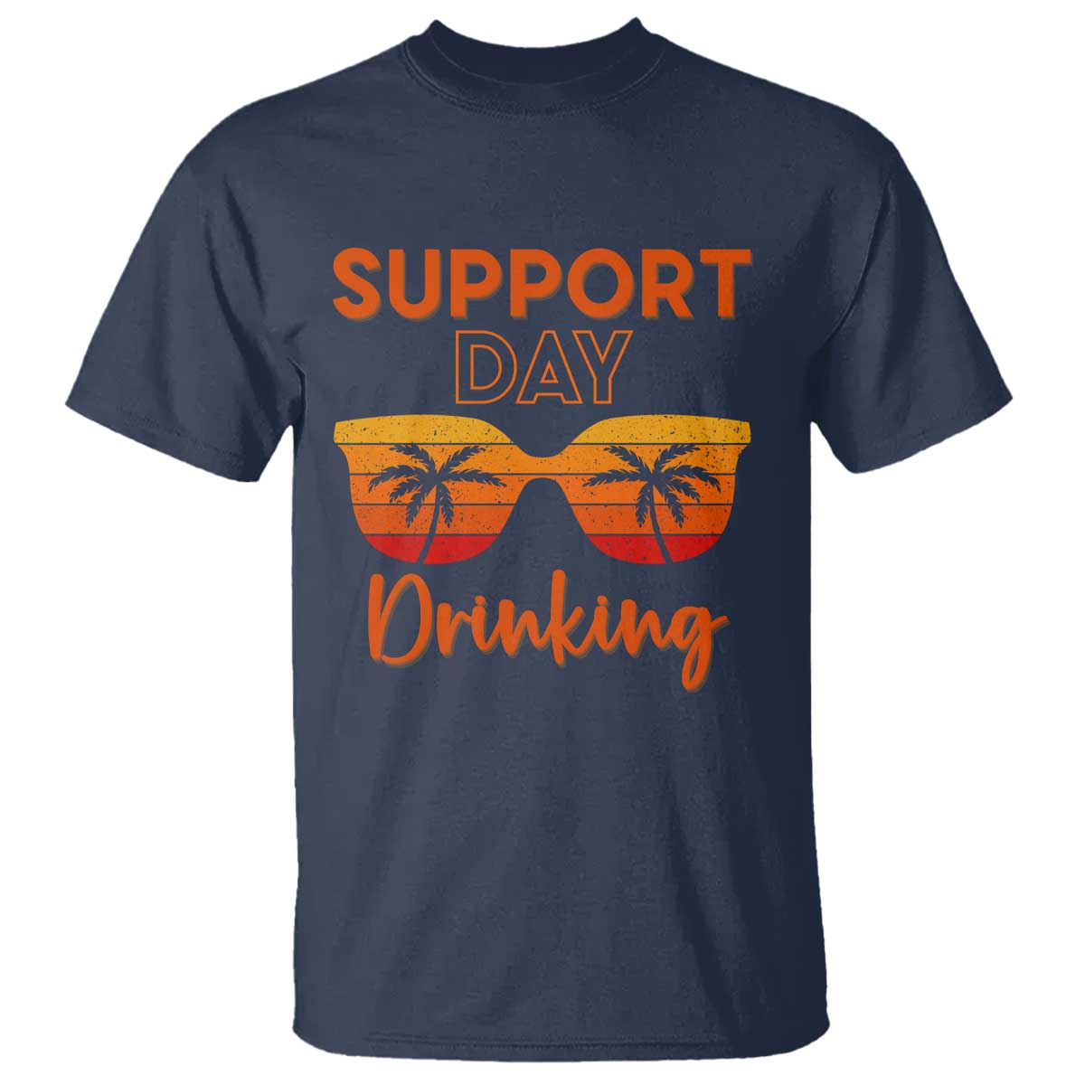 Funny Drinking T Shirt Support Day Drinking Summer Beach Vacation - Wonder Print Shop