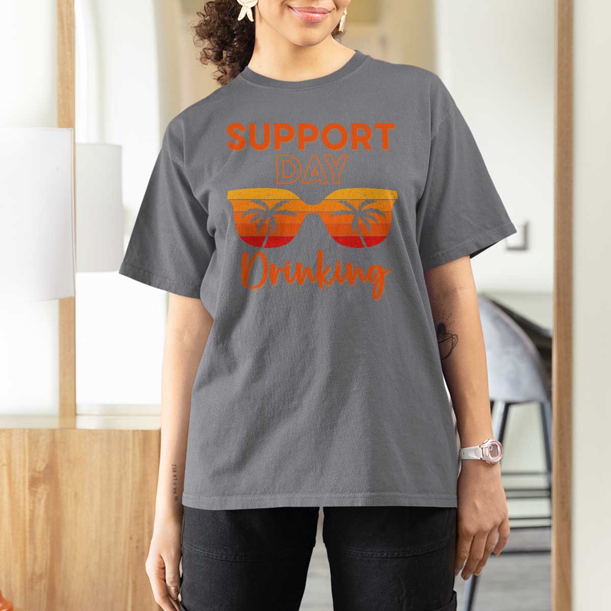 Funny Drinking T Shirt For Women Support Day Drinking Summer Beach Vacation - Wonder Print Shop
