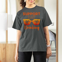 Funny Drinking T Shirt For Women Support Day Drinking Summer Beach Vacation - Wonder Print Shop