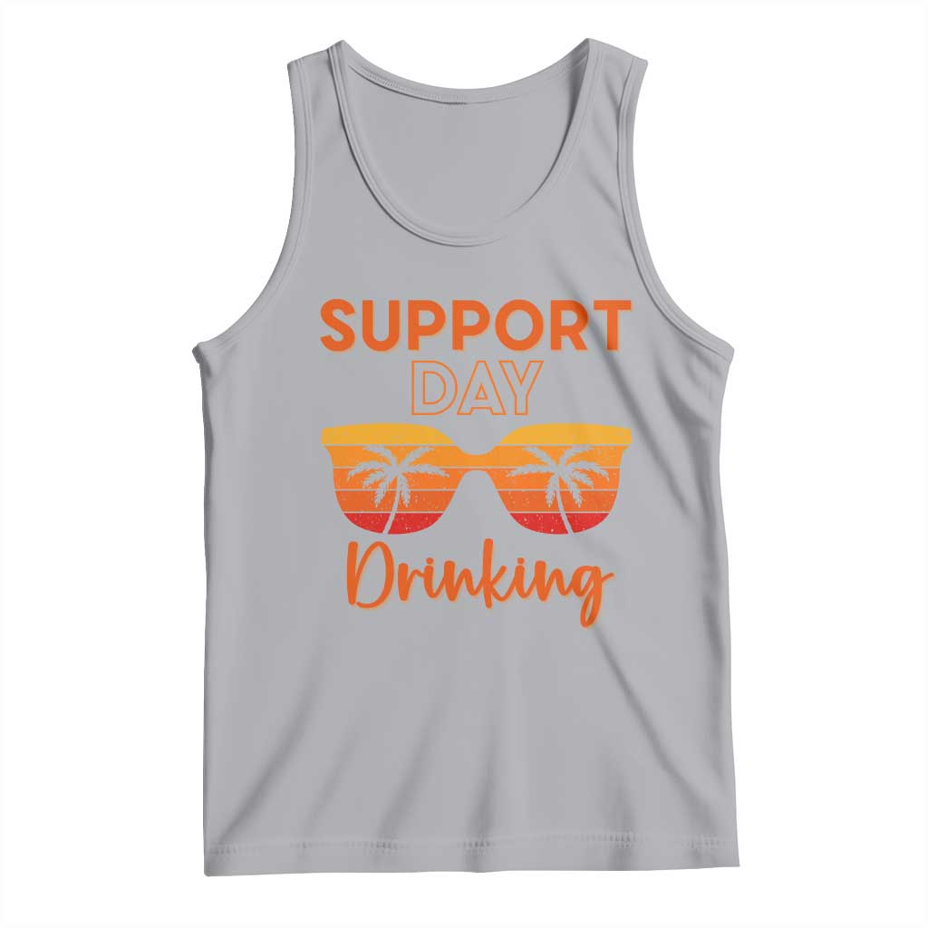 Funny Drinking Tank Top Support Day Drinking Summer Beach Vacation - Wonder Print Shop