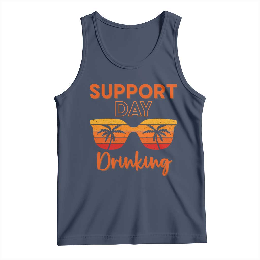 Funny Drinking Tank Top Support Day Drinking Summer Beach Vacation - Wonder Print Shop