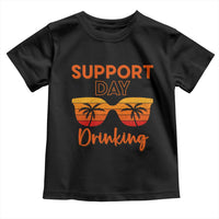 Funny Drinking Toddler T Shirt Support Day Drinking Summer Beach Vacation - Wonder Print Shop