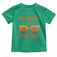 Funny Drinking Toddler T Shirt Support Day Drinking Summer Beach Vacation - Wonder Print Shop