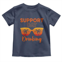 Funny Drinking Toddler T Shirt Support Day Drinking Summer Beach Vacation - Wonder Print Shop