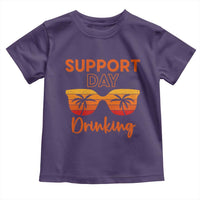 Funny Drinking Toddler T Shirt Support Day Drinking Summer Beach Vacation - Wonder Print Shop