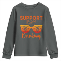 Funny Drinking Youth Sweatshirt Support Day Drinking Summer Beach Vacation - Wonder Print Shop