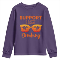 Funny Drinking Youth Sweatshirt Support Day Drinking Summer Beach Vacation - Wonder Print Shop