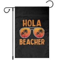 Hola Beaches Garden Flag Funny Beach Vacation Summer - Wonder Print Shop
