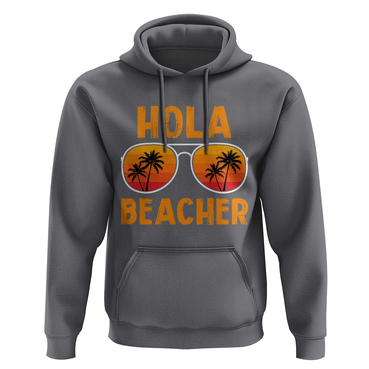 Hola Beaches Hoodie Funny Beach Vacation Summer - Wonder Print Shop