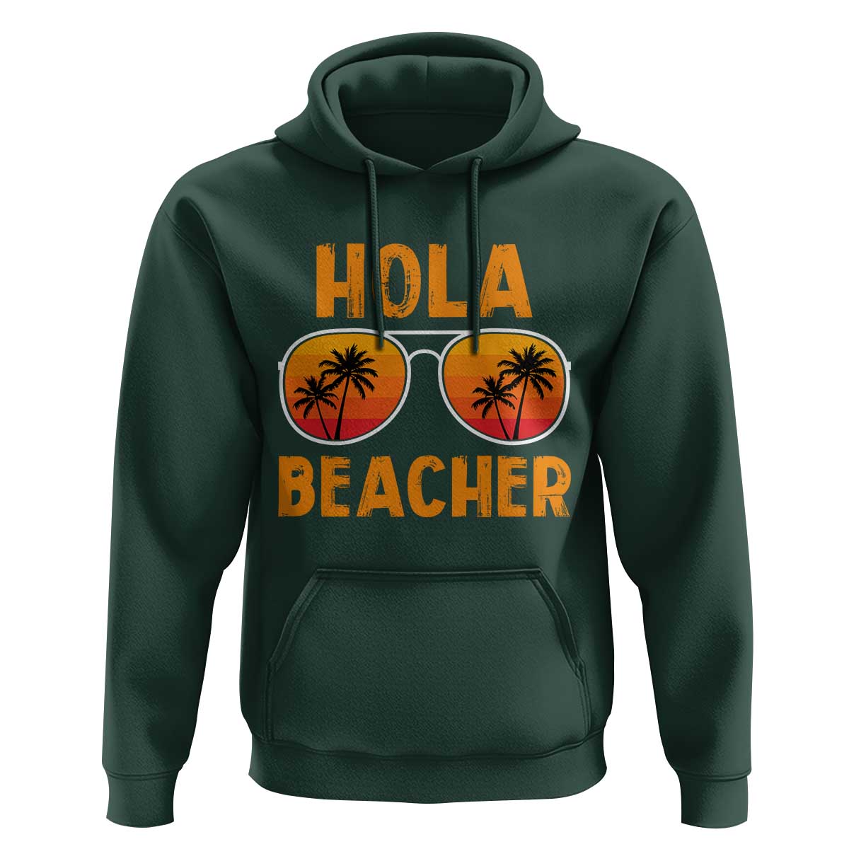 Hola Beaches Hoodie Funny Beach Vacation Summer - Wonder Print Shop