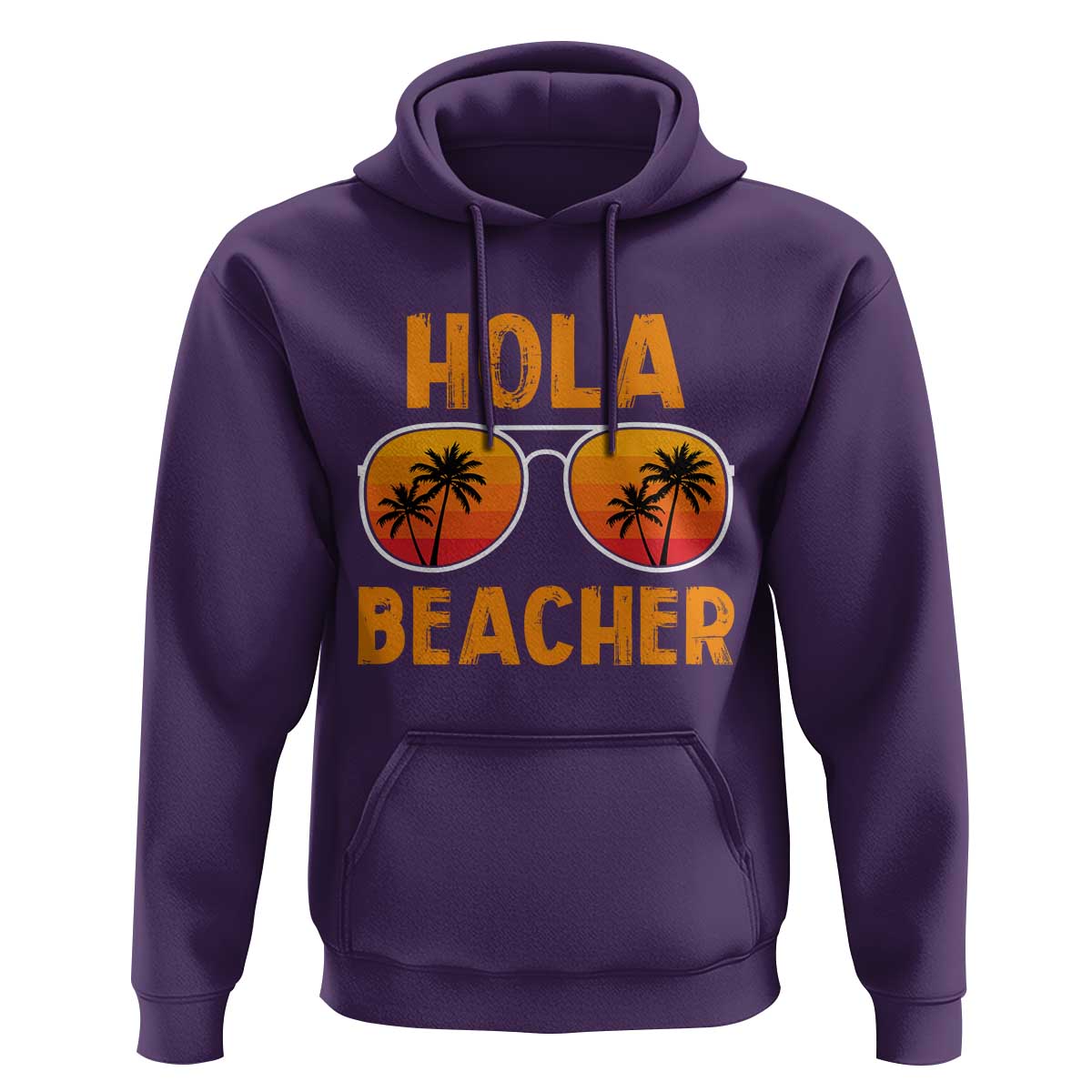 Hola Beaches Hoodie Funny Beach Vacation Summer - Wonder Print Shop