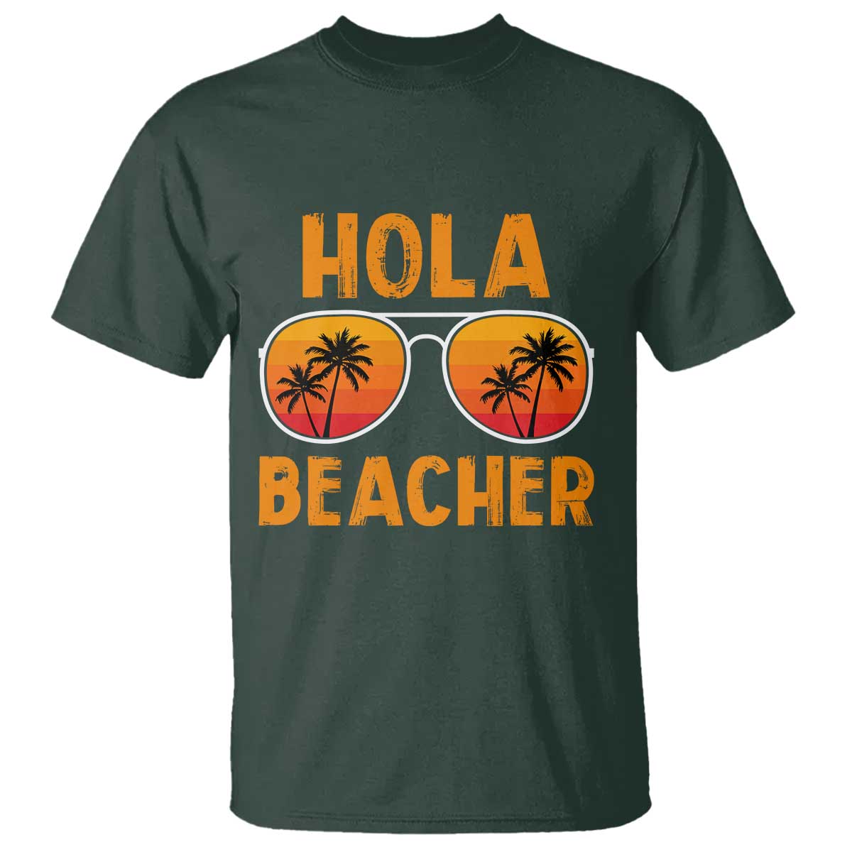 Hola Beaches T Shirt Funny Beach Vacation Summer - Wonder Print Shop