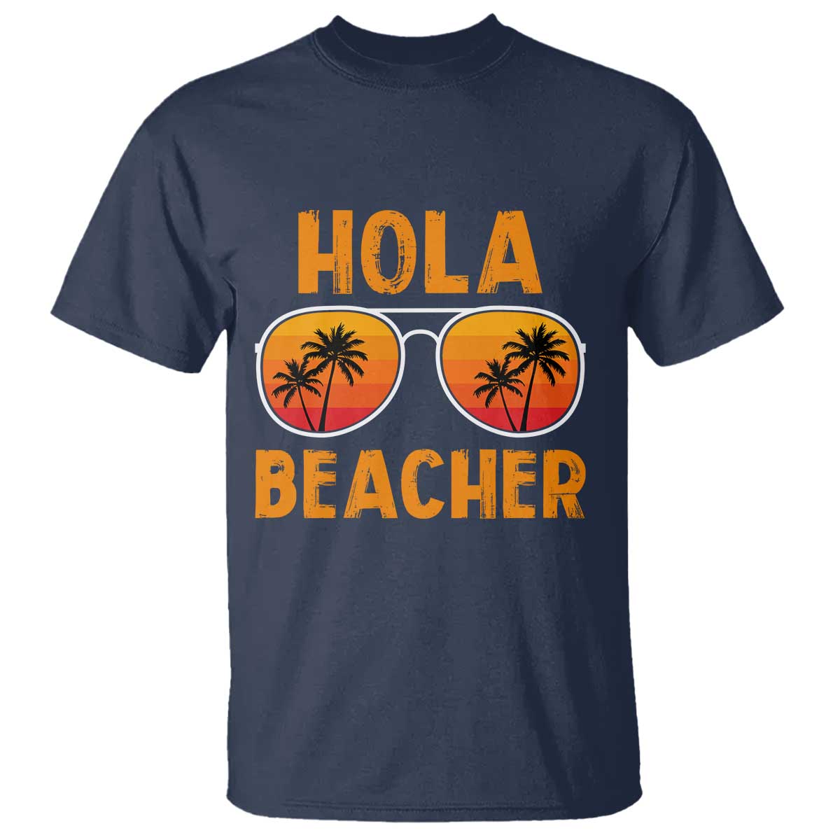 Hola Beaches T Shirt Funny Beach Vacation Summer - Wonder Print Shop