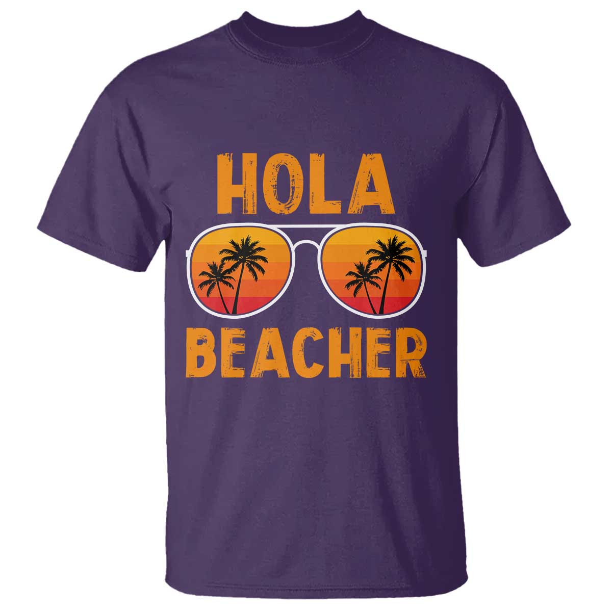 Hola Beaches T Shirt Funny Beach Vacation Summer - Wonder Print Shop