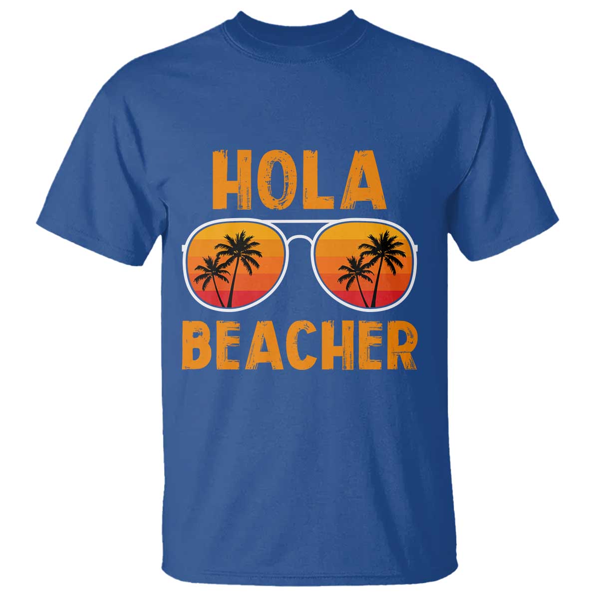 Hola Beaches T Shirt Funny Beach Vacation Summer - Wonder Print Shop