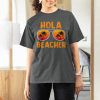 Hola Beaches T Shirt For Women Funny Beach Vacation Summer - Wonder Print Shop