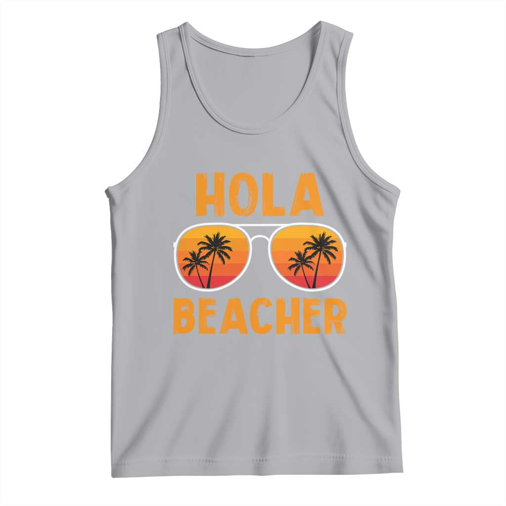 Hola Beaches Tank Top Funny Beach Vacation Summer - Wonder Print Shop