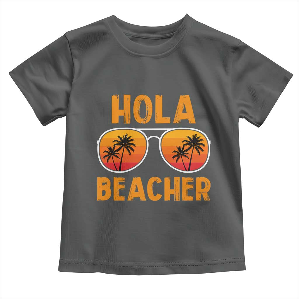 Hola Beaches Toddler T Shirt Funny Beach Vacation Summer - Wonder Print Shop