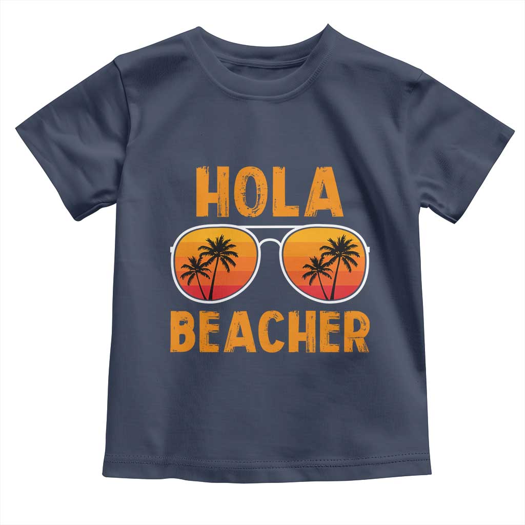 Hola Beaches Toddler T Shirt Funny Beach Vacation Summer - Wonder Print Shop