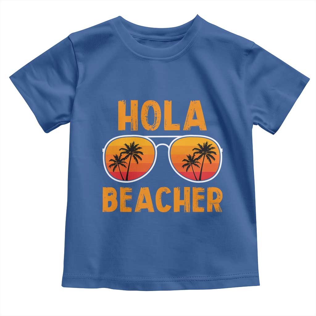 Hola Beaches Toddler T Shirt Funny Beach Vacation Summer - Wonder Print Shop