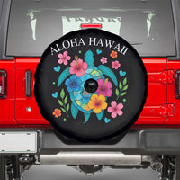 Aloha Hawaii Spare Tire Cover Sea Turtle Summer Hawaiian Island - Wonder Print Shop