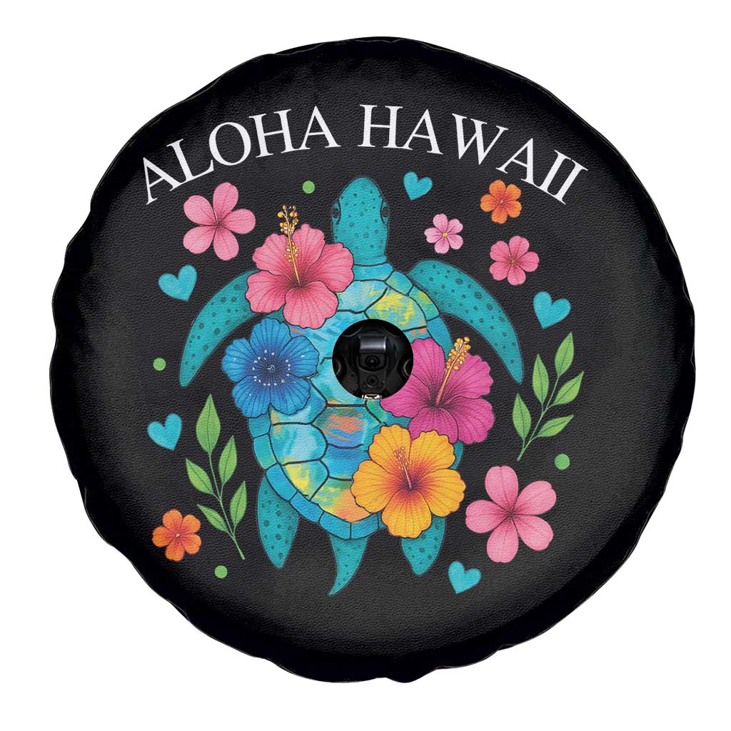 Aloha Hawaii Spare Tire Cover Sea Turtle Summer Hawaiian Island - Wonder Print Shop