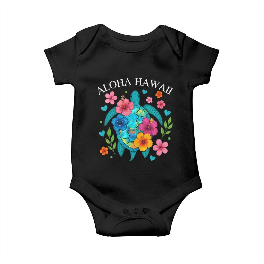 Aloha Hawaii Baby Onesie Sea Turtle Summer Hawaiian Island - Wonder Print Shop