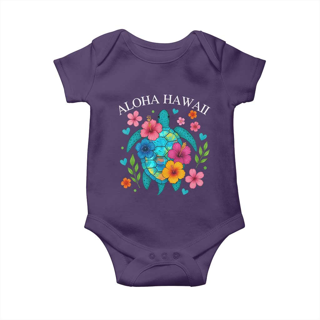Aloha Hawaii Baby Onesie Sea Turtle Summer Hawaiian Island - Wonder Print Shop