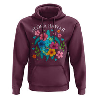 Aloha Hawaii Hoodie Sea Turtle Summer Hawaiian Island - Wonder Print Shop