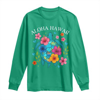 Aloha Hawaii Long Sleeve Shirt Sea Turtle Summer Hawaiian Island - Wonder Print Shop