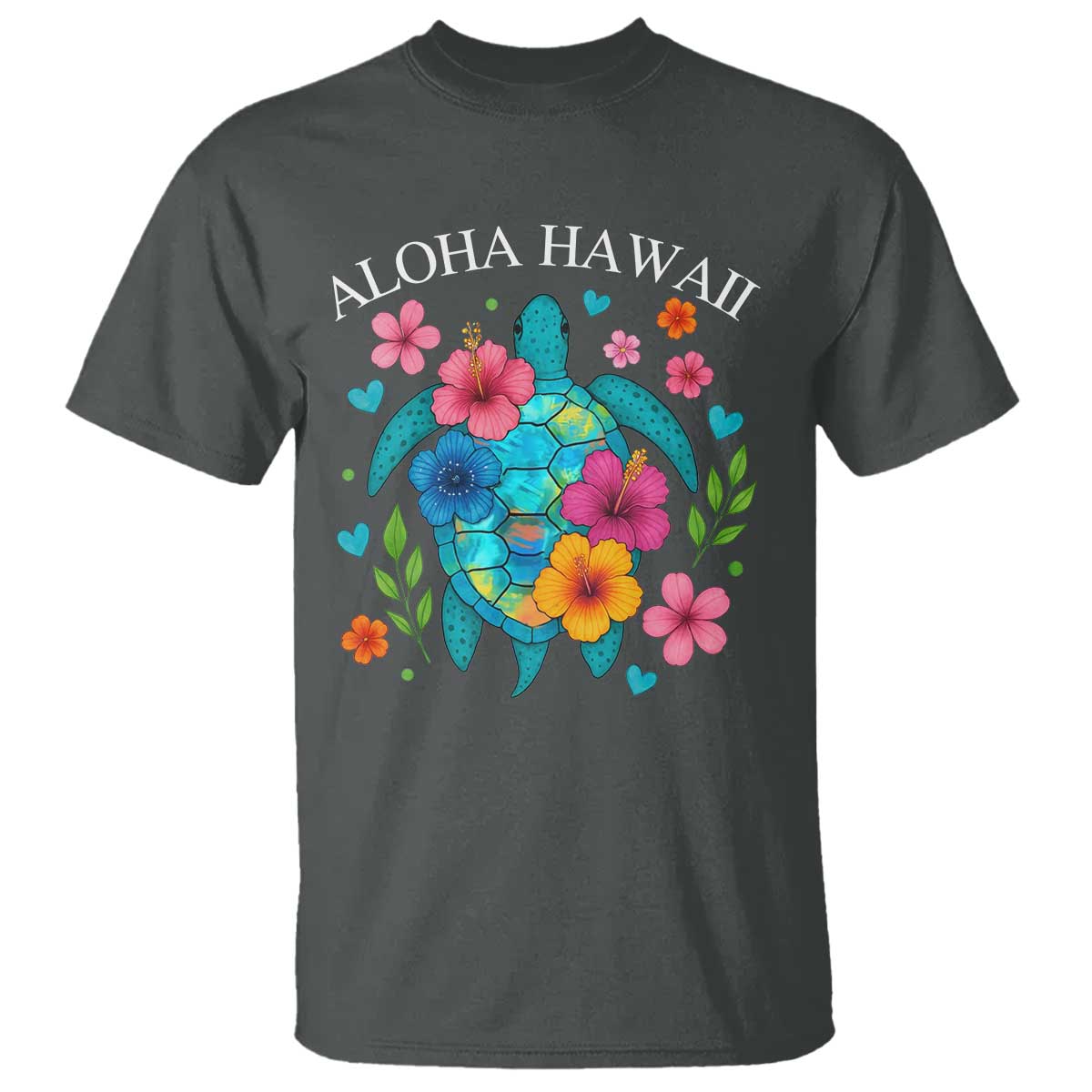 Aloha Hawaii T Shirt Sea Turtle Summer Hawaiian Island - Wonder Print Shop