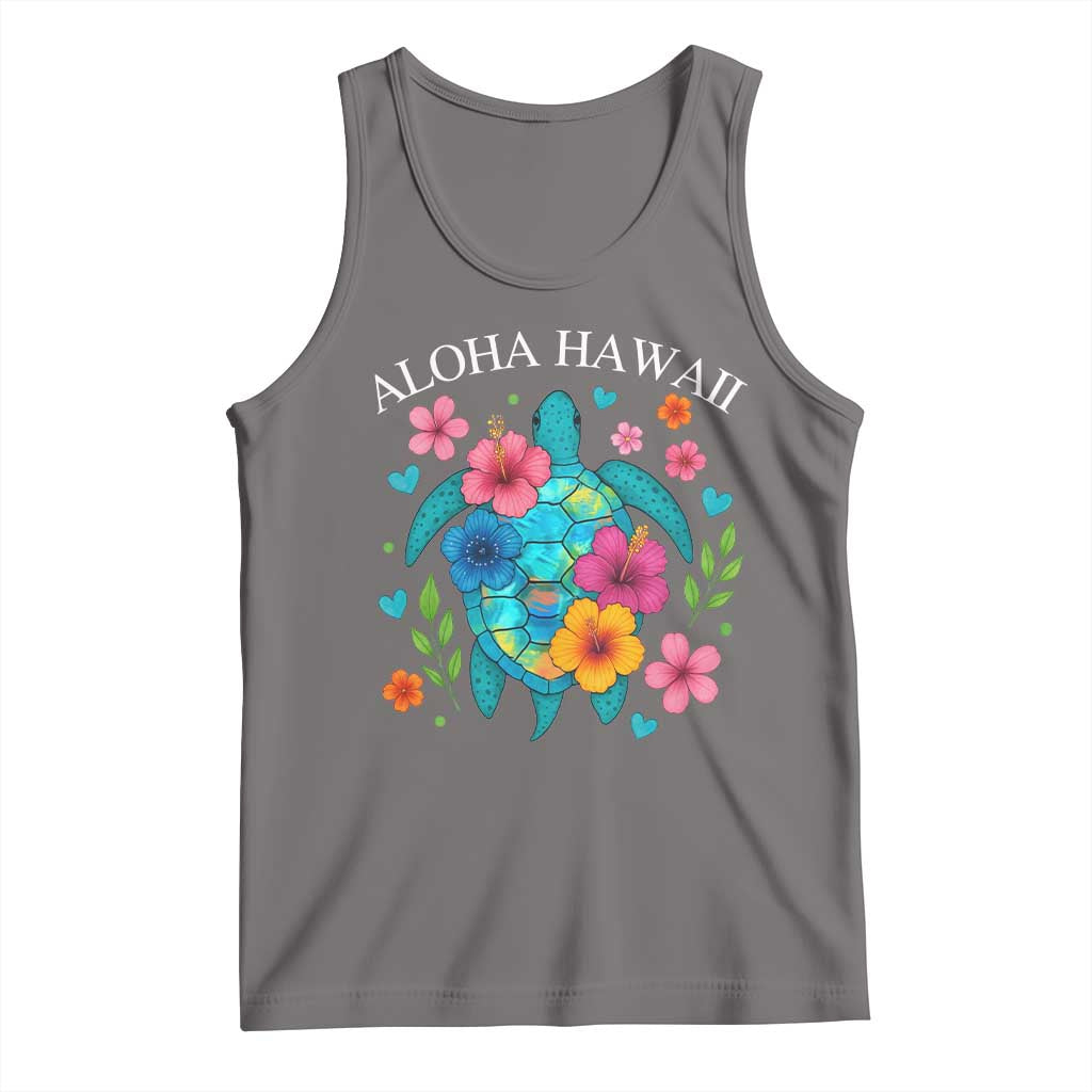 Aloha Hawaii Tank Top Sea Turtle Summer Hawaiian Island - Wonder Print Shop