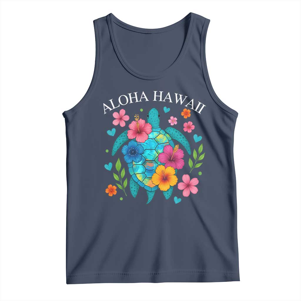 Aloha Hawaii Tank Top Sea Turtle Summer Hawaiian Island - Wonder Print Shop